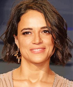 Michelle Rodriguez paint by number