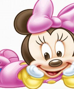 Minnie Mouse Baby paint by number