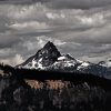 Mountains And Grey Sky paint by number