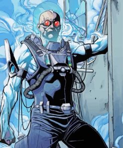 Mr Freeze paint by number