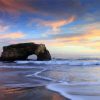 Natural Bridge Santa Cruz Beach paint by number