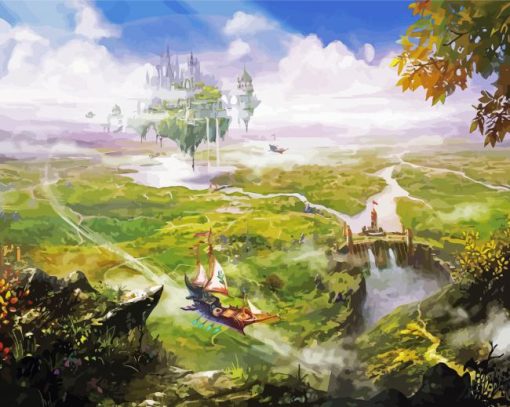 Nature Fantasy Landscape paint by number