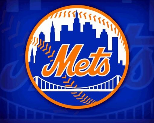 New York Mets Logo paint by number