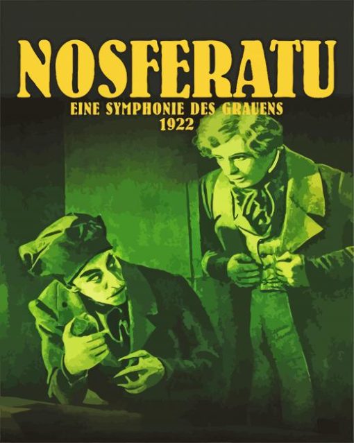 Nosferatu Movie Poster paint by number