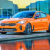 Orange Stinger Car paint by number