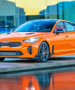 Orange Stinger Car paint by number