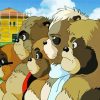 Pom Poko Cartoon paint by number