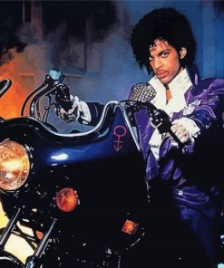 Purple Rain Poster paint by number