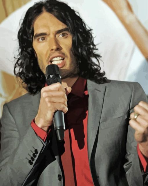 Russell Brand paint by number