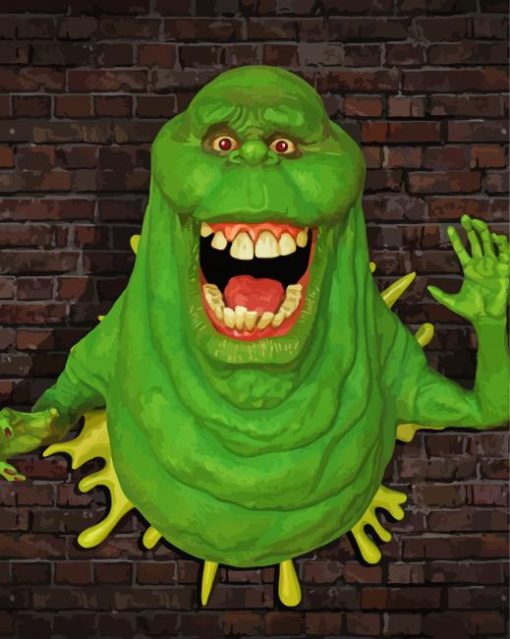 Slimer The Onionhead paint by number