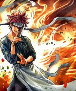 Soma Yukihira Food Wars paint by number