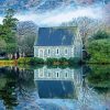 St Finbarrs Irish Oratory Water Reflection paint by number