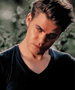 Stefan Salvatore Vampire paint by number