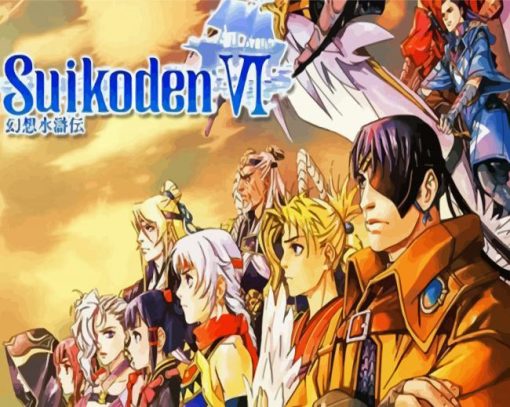 Suikoden Poster paint by number