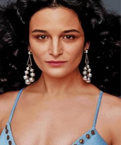 The Beautiful Jenny Slate paint by number