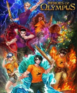 The Heroes Of Olympus Animation paint by number