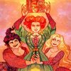 The Sanderson Sisters Characters Art paint by number