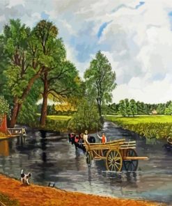 The Hay Wain Art Paint by number