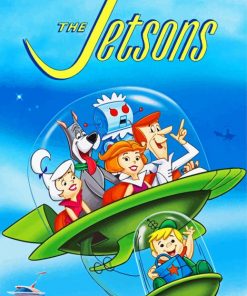 The Jetsons Family paint by number