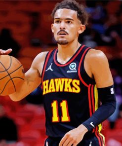 Trae Young Basketballer paint by number