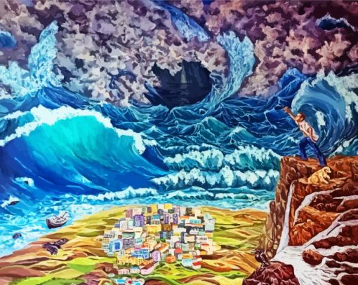 Tsunami Art paint by number