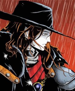 Vampire Hunter D In The Rain paint by number