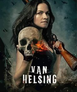 Van Helsing Girl Character Poster paint by number