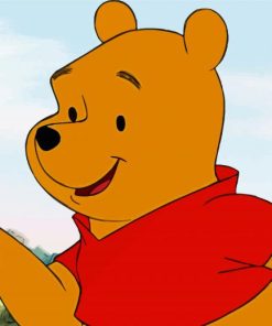 Winnie The Pooh With Yogi Character paint by number