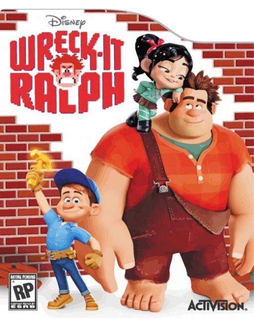 Wreck It Ralph Animation paint by number