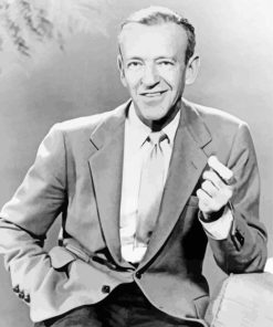 Actor Fred Astaire paint by number