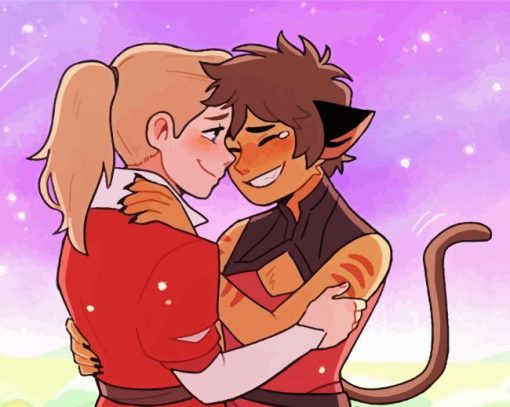 Adora And Catra Couple paint by number