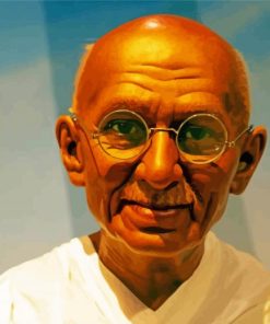 Aesthetic Gandhi paint by number