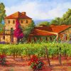 Aesthetic Italy Vineyard paint by number