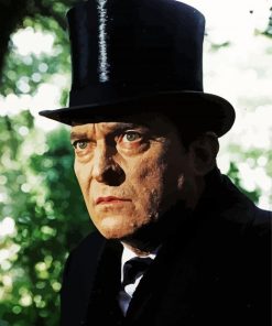 Aesthetic Jeremy Brett Illustartion paint by number