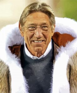 Aesthetic Joe Namath paint by number