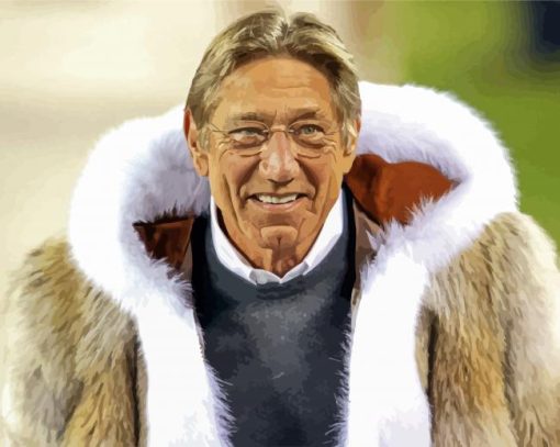 Aesthetic Joe Namath paint by number