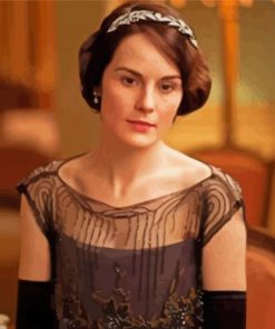 Aesthetic Lady Mary paint by number