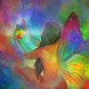 Aesthetic Rainbow Fairy paint by number