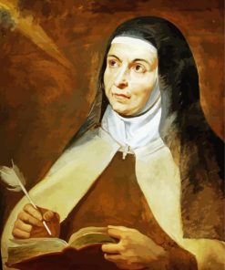 Aesthetic St Teresa Of Avila paint by number