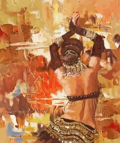 Aesthetic Belly Dancer paint by number