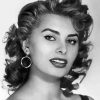 Black And White Sophia Loren paint by number