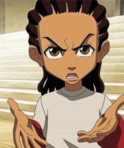 Boondocks Anime Character paint by number