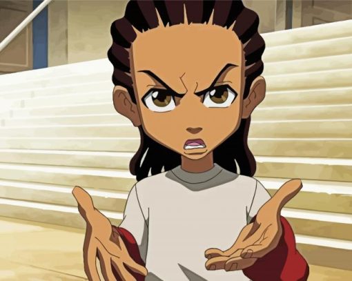 Boondocks Anime Character paint by number