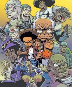 Boondocks Anime paint by number