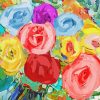 Colorful Contemporaries Flowers paint by number