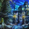 Creepy Phantom Manor paint by number