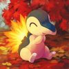 Cyndaquil Pokemon paint by number