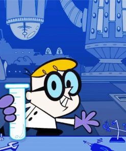 Dexter In The Laboratory paint by number