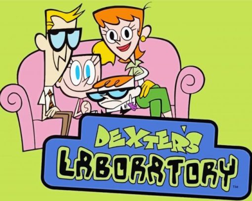 Dexters Laboratory Family paint by number