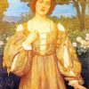 Edward Robert Hughes Monna Giovanna paint by number